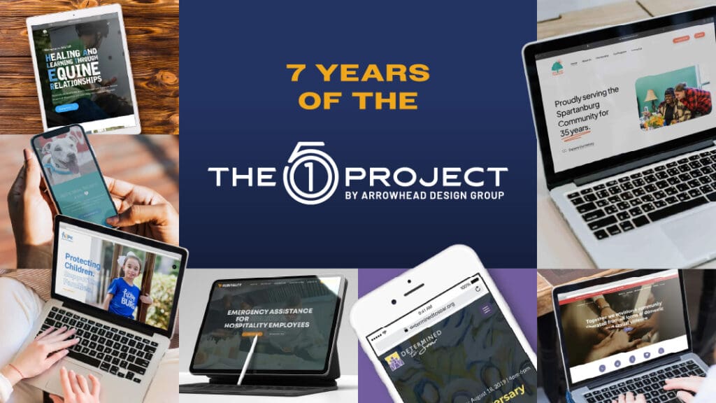 7 Years of the 501 Project by Arrowhead Design Group